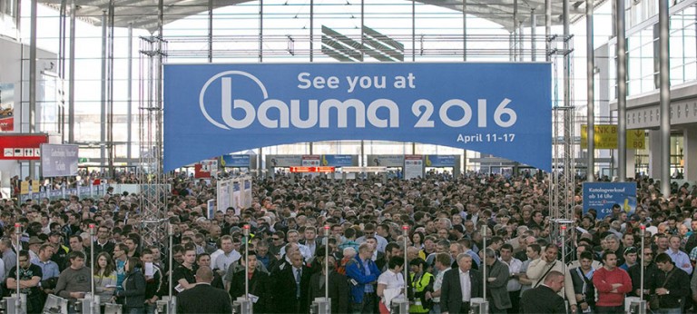 BAUMA 2016: the world’s largest trade fair in the construction industry