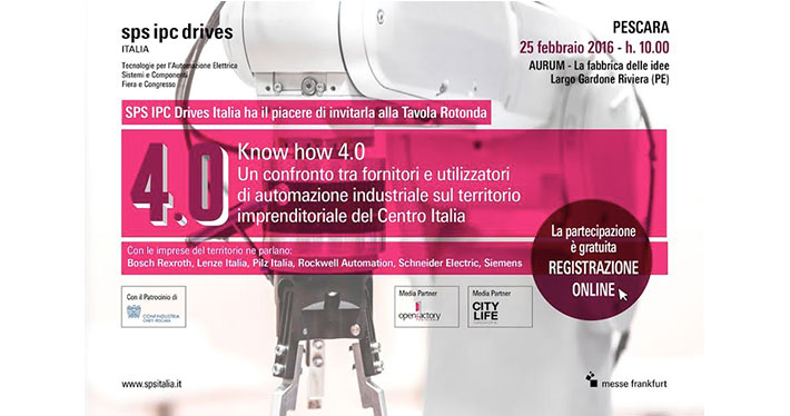 Know how 4.0: un confronto tra fornitori e utilizzatori di automazione industriale  sul territorio imprenditoriale del Centro Italia